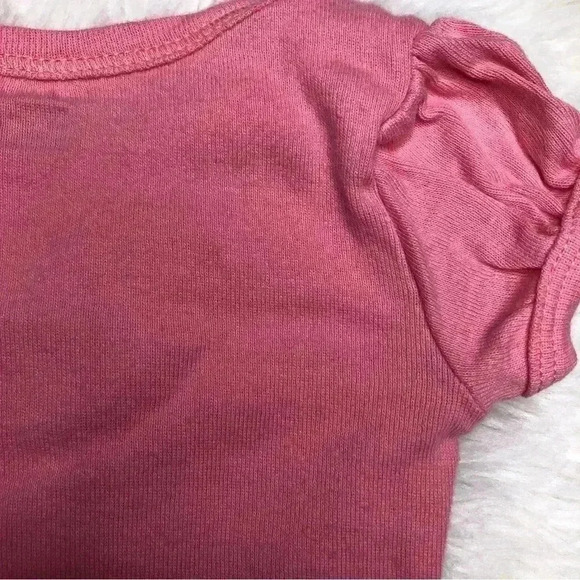 Gerber Onesie DiaperShirt Pink / Flowers /  Face Size Neworn - Picture 15 of 16